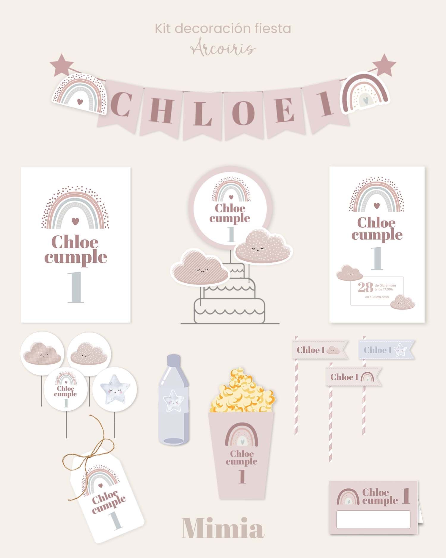 Kit de fiesta decoración para niños