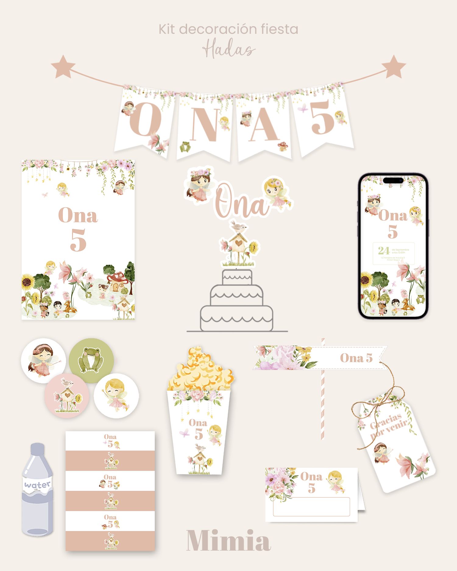 Kit de fiesta decoración para niños