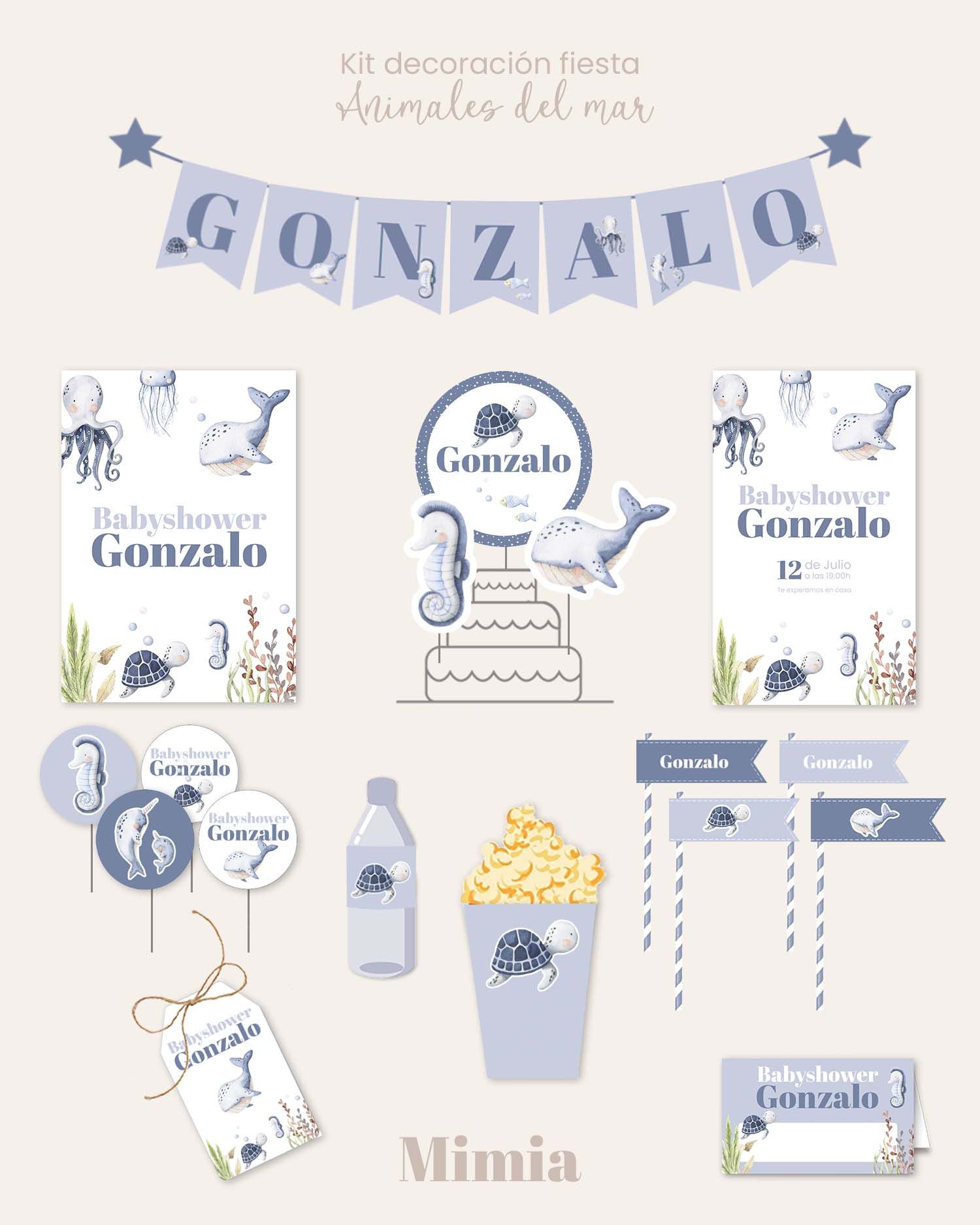 Kit de fiesta decoración para niños