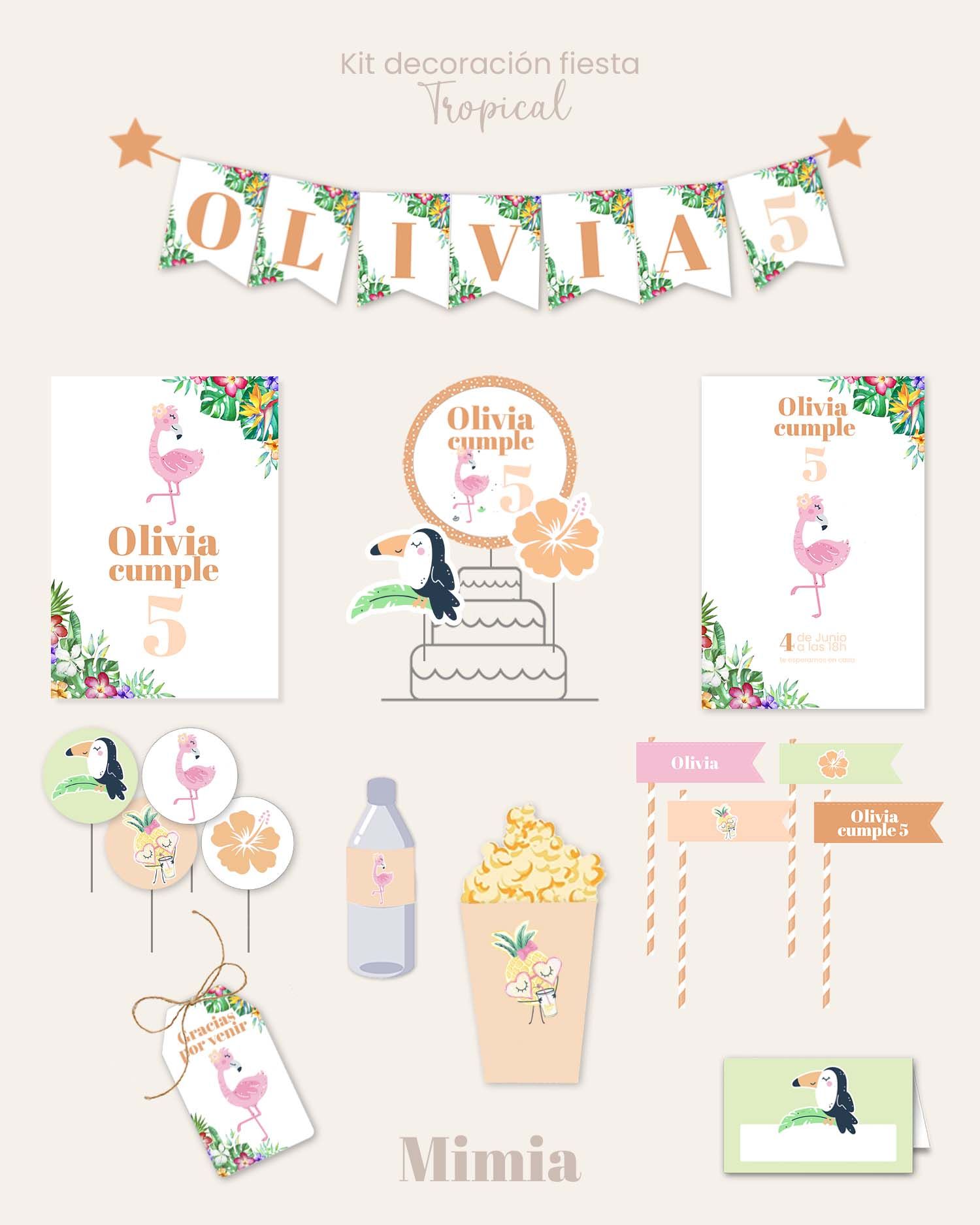 Kit de fiesta decoración para niños