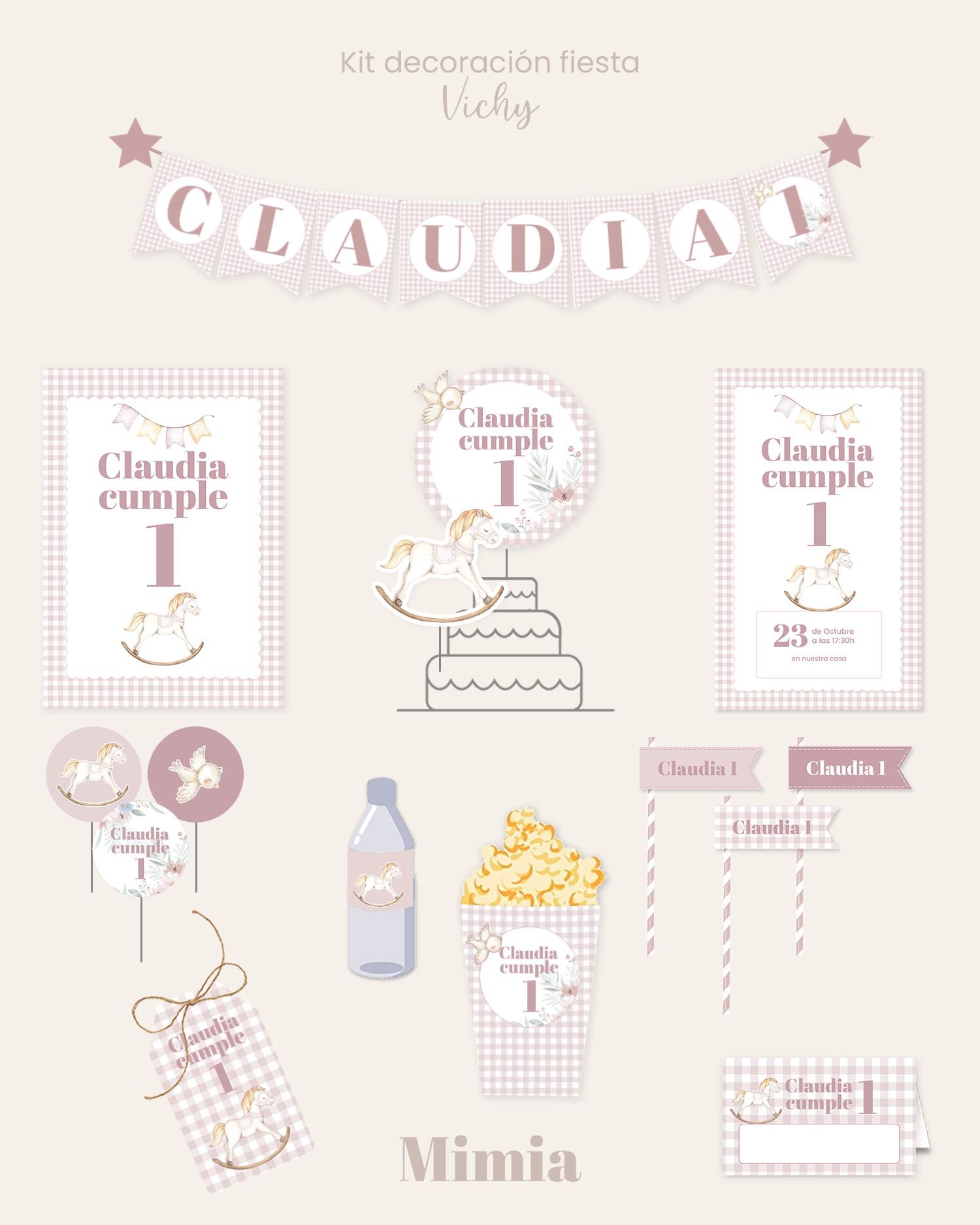 Kit de fiesta decoración para niños